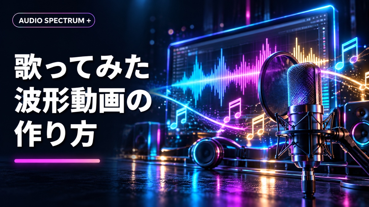 歌ってみた・カバー曲の波形動画